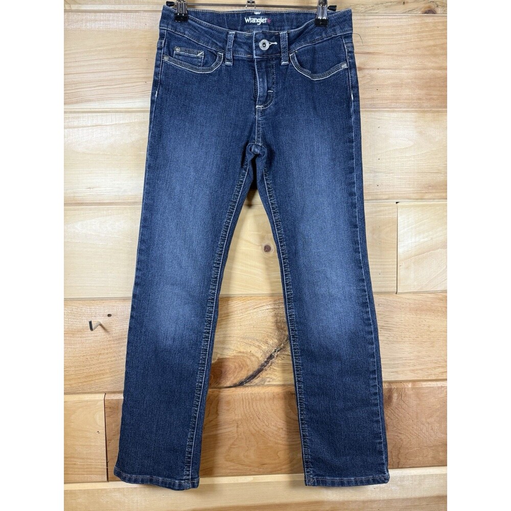 Wranger Jeans Girls‎ Size 10 Regular Medium Wash Straight Leg
